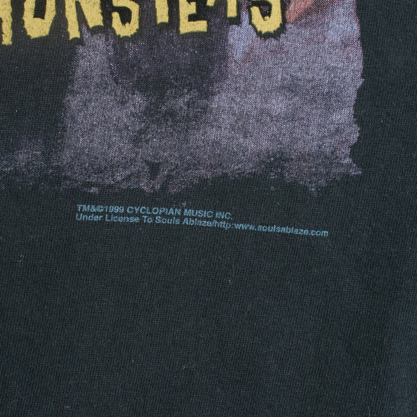 Vintage 1999 Misfits Famous Monsters Tour T-Shirt