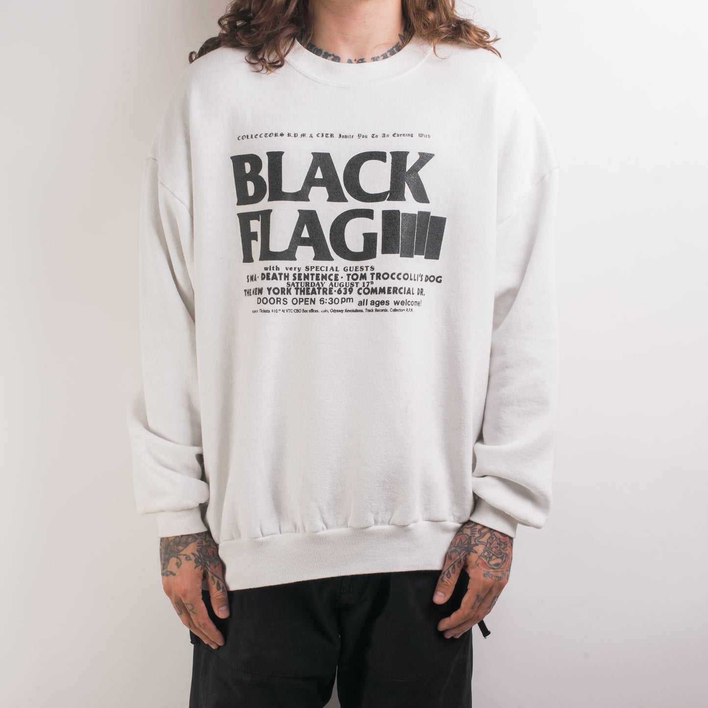 Vintage 90’s Black Flag Sweatshirt