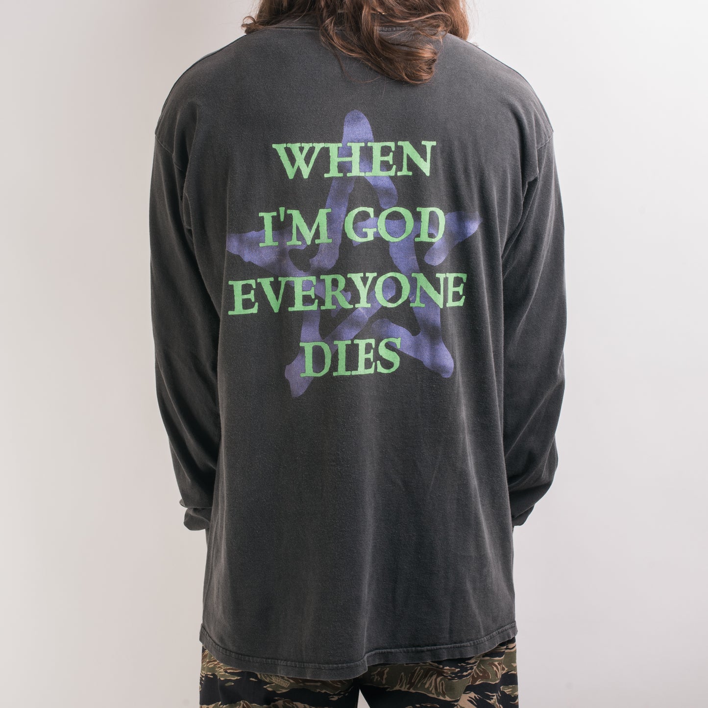 Vintage 1996 Marilyn Manson When I’m God Everyone Dies Longsleeve