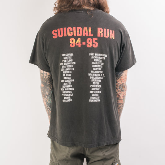 Vintage 1994 Biohazard Suicidal Run T-Shirt