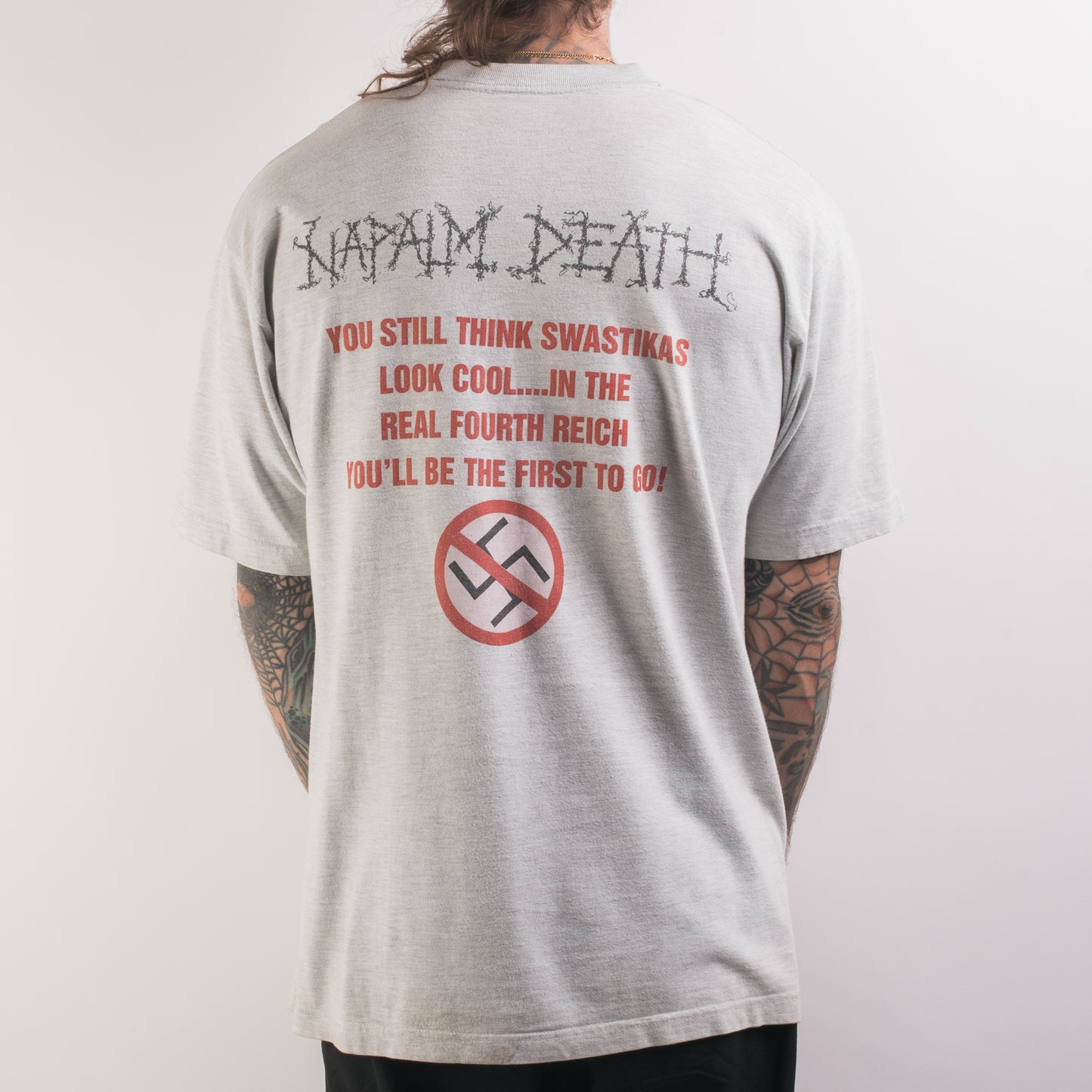 Vintage 90’s Napalm Death Nazi Punks Fuck Off T-Shirt