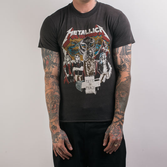 Vintage 80’s Metallica Cliff Burton Memorial T-Shirt