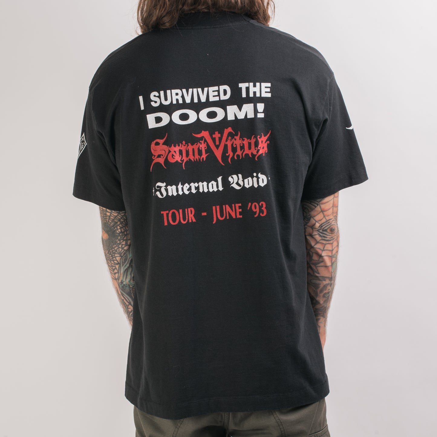 Vintage 1993 Saint Vitus Internal Void T-Shirt