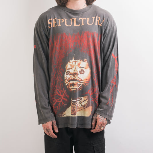 Vintage 1996 Sepultura Roots Longsleeve