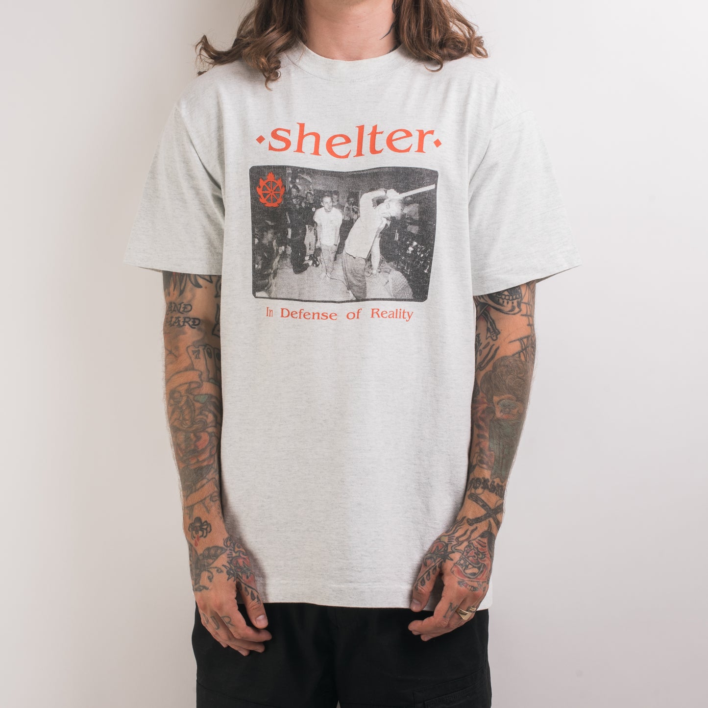 Vintage 90’s Shelter In Defense Of Reality T-Shirt