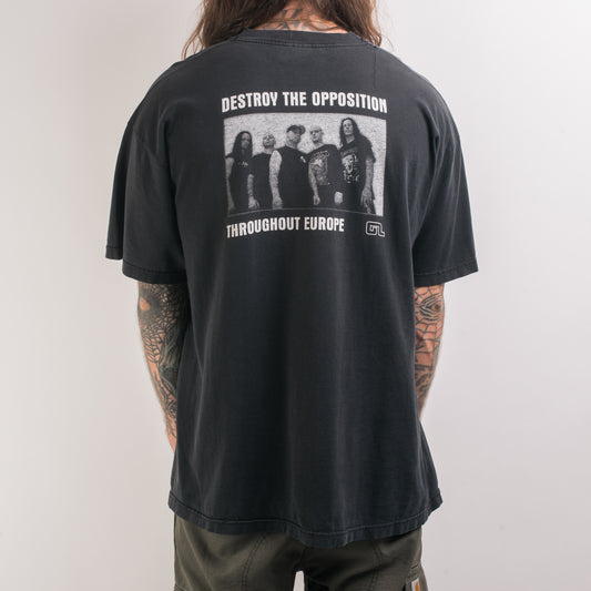 Vintage Dying Fetus Destroy The Opposition Euro Tour T-Shirt