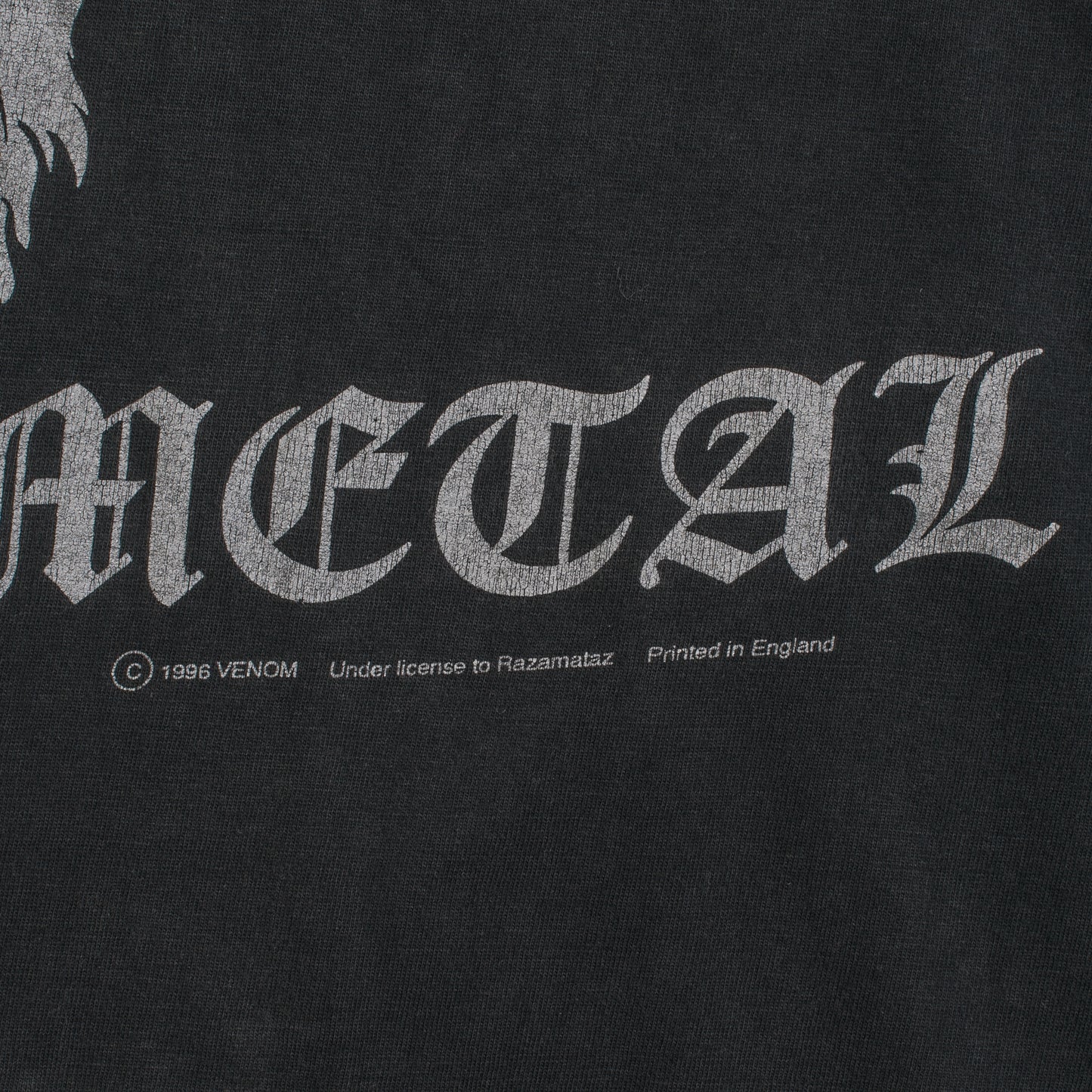 Vintage 1996 Venom Black Metal T-Shirt