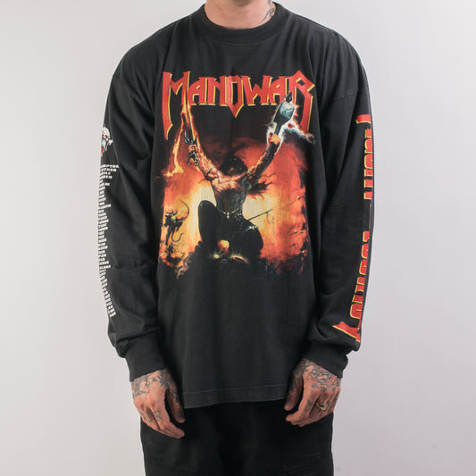 Vintage 1992 Manowar Agony And Ecstasy Tour Longsleeve