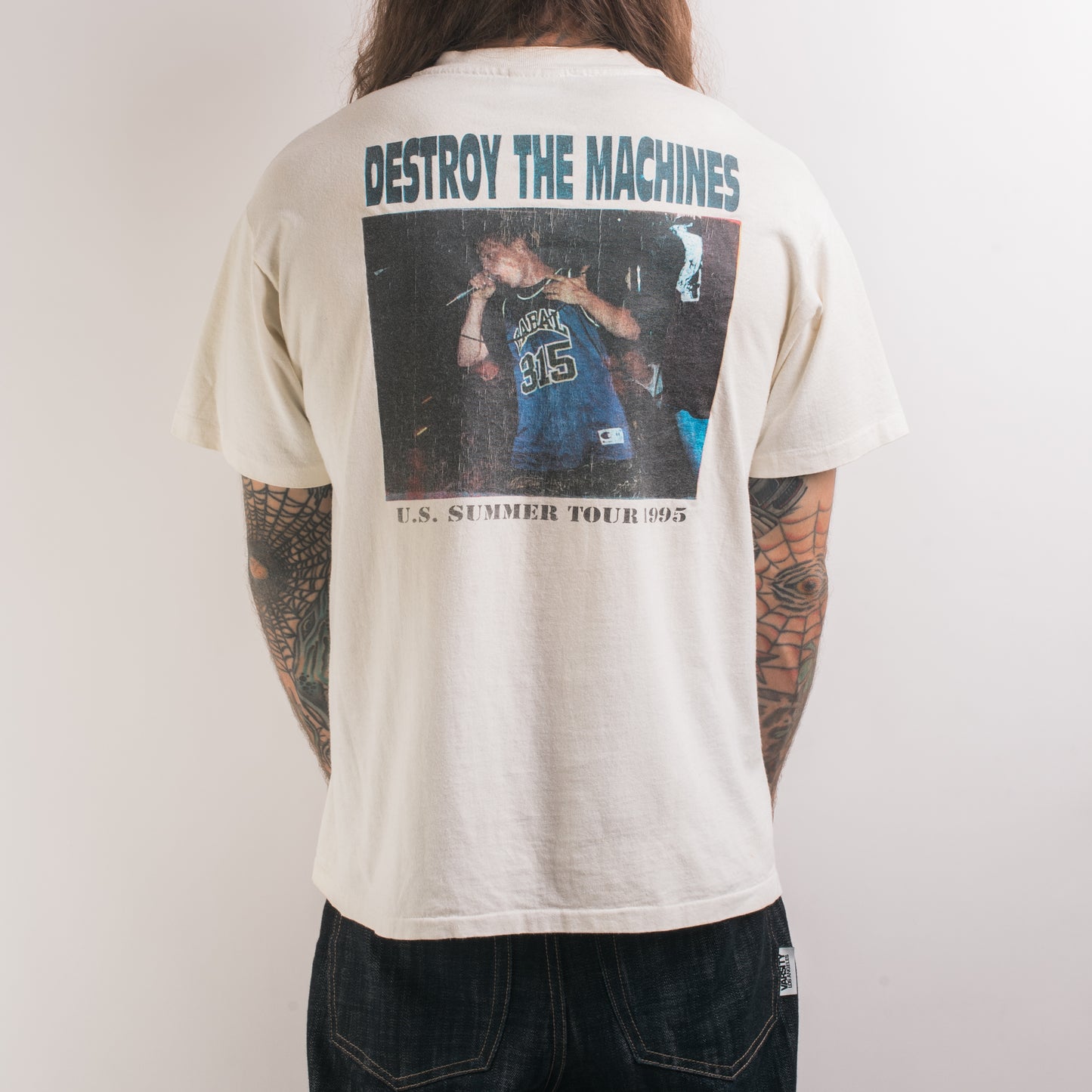 Vintage 1995 Earth Crisis Destroy The Machine Tour T-Shirt