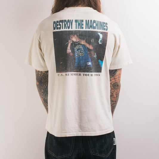 Vintage 1995 Earth Crisis Destroy The Machine Tour T-Shirt