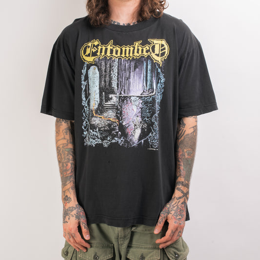 Vintage 1990 Entombed Left Hand Path T-Shirt