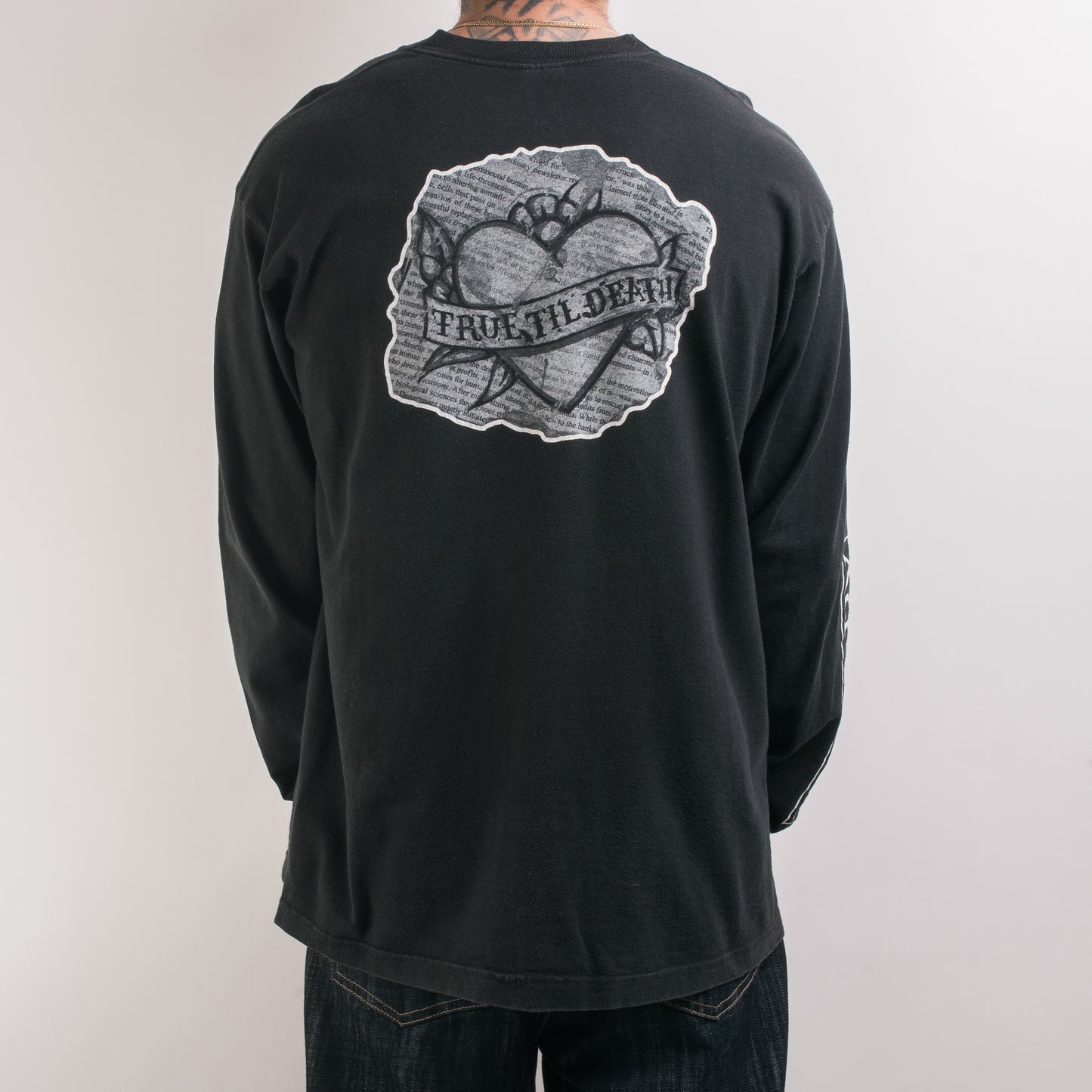 Vintage 90’s Path Of Resistance True Till Dead Longsleeve