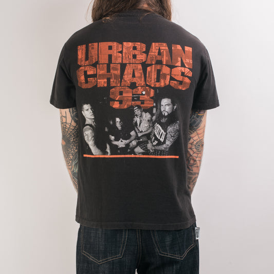 Vintage 1993 Biohazard Urban Chaos Tour T-shirt