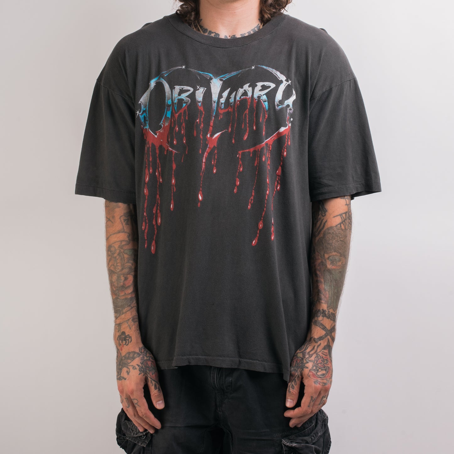 Vintage 90’s Obituary Slowly We Rot Tour T-Shirt