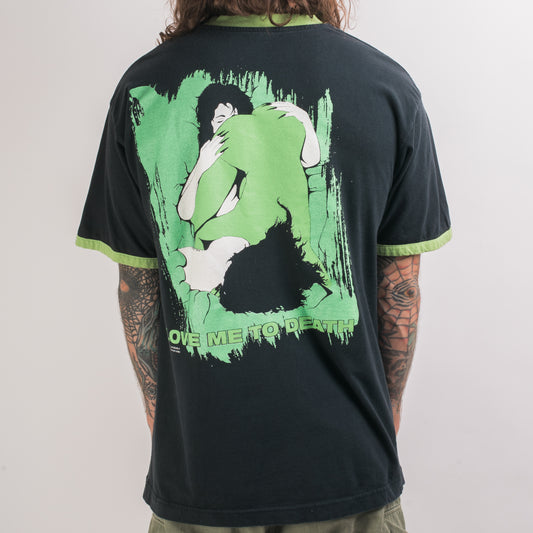 Vintage 1996 Type O Negative Love Me To Death Ringer T-Shirt