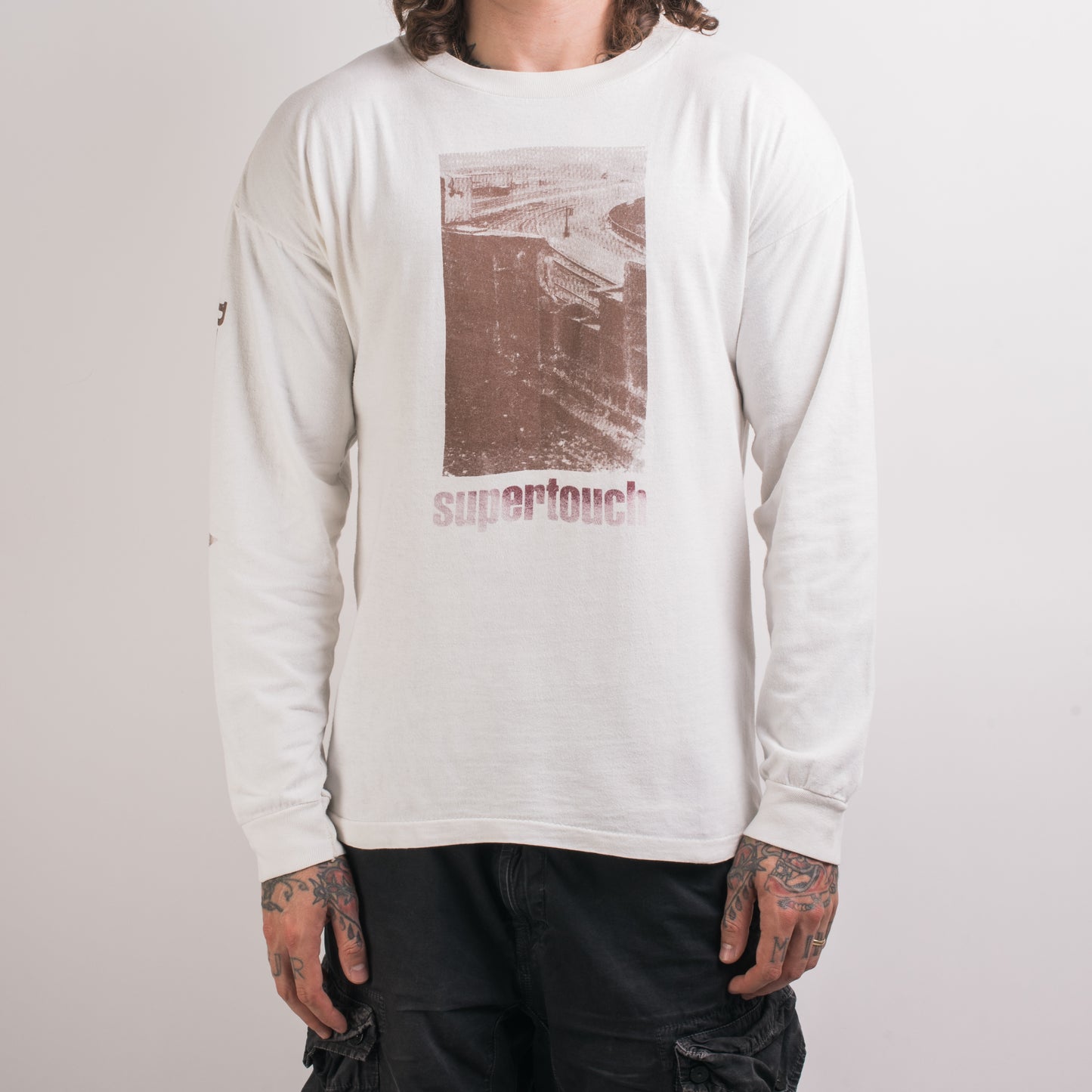 Vintage 90’s Supertouch The Earth Is Flat Longsleeve