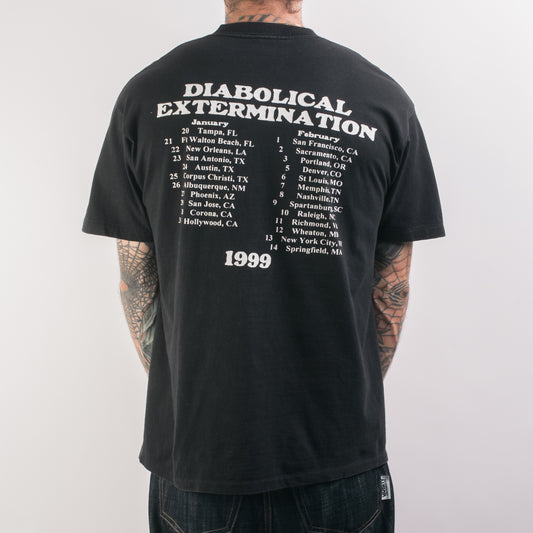 Vintage 1999 Angel Corpse Diabolical Extermination Tour T-Shirt