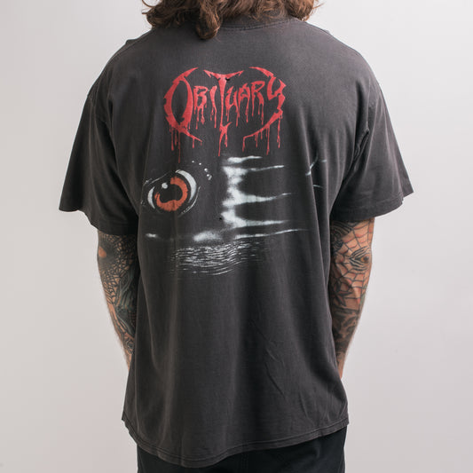 Vintage 1994 Obituary Cause Of Death T-Shirt