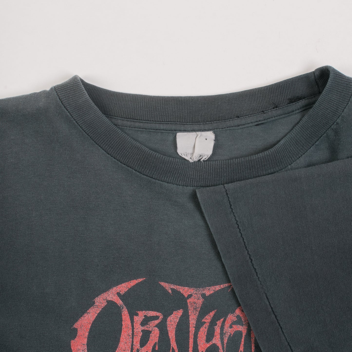 Vintage 1990 Obituary Cause Of Death T-Shirt