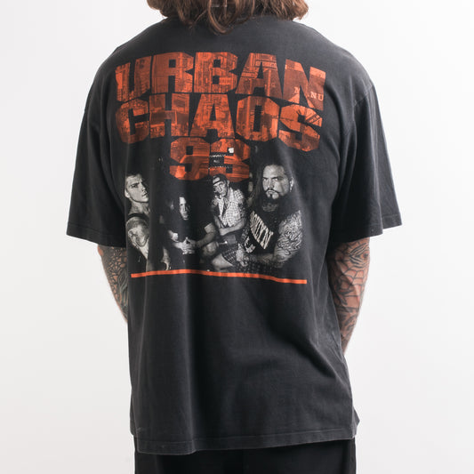 Vintage 1993 Biohazard Urban Chaos T-Shirt