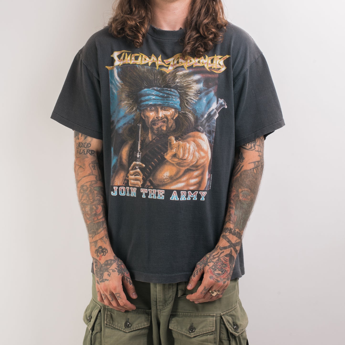 Vintage 1992 Suicidal Tendencies Join The Army T-Shirt