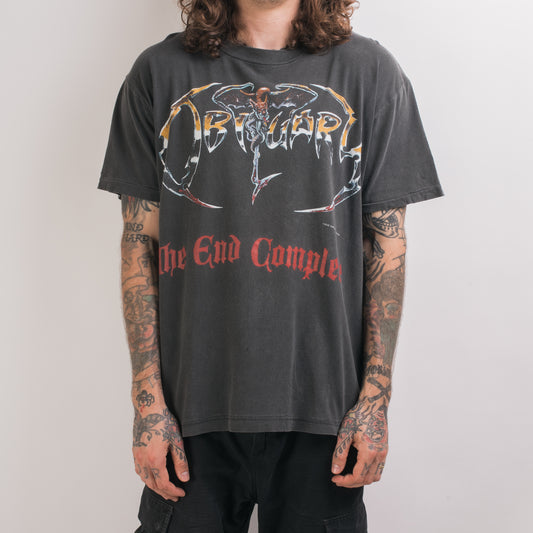 Vintage 1992 Obituary The End Complete T-Shirt