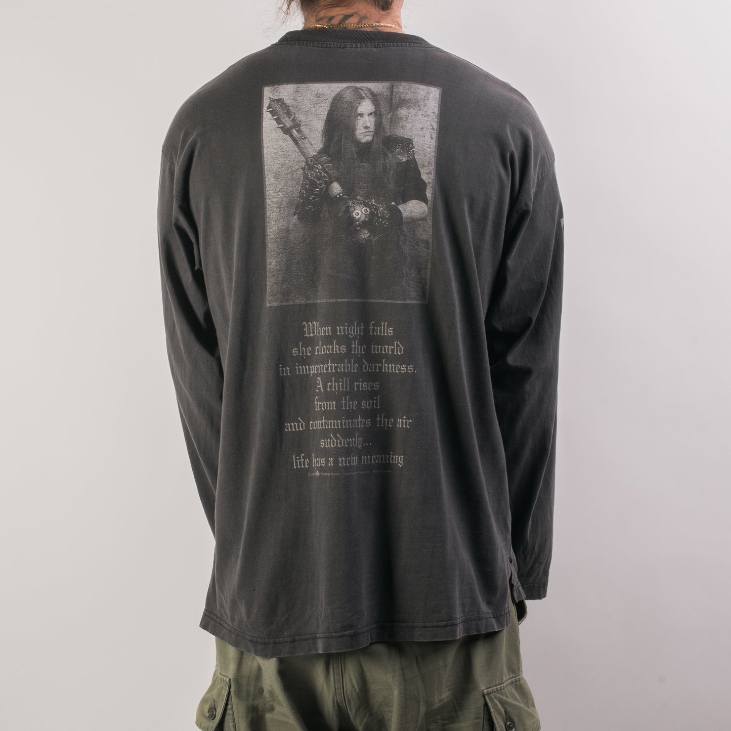 Vintage 1998 Burzum Dunkelheit Longsleeve