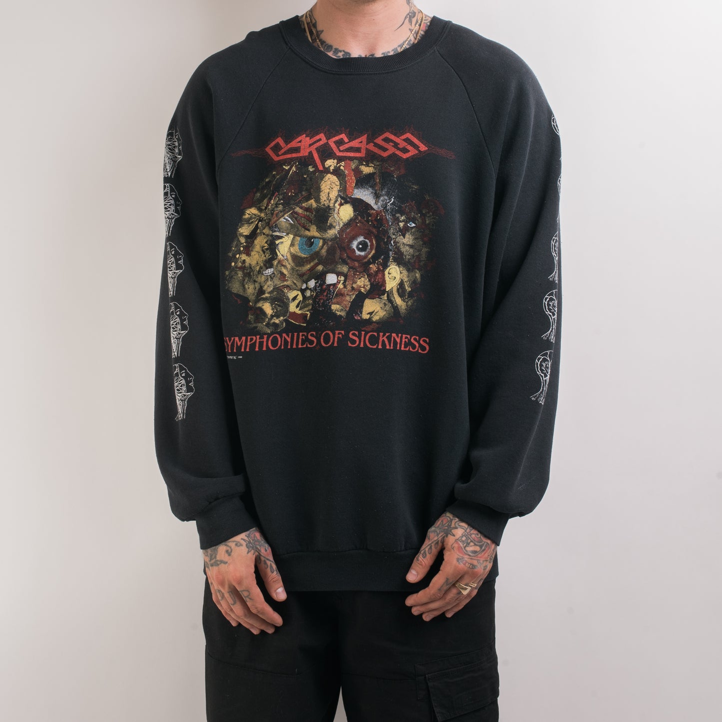 Vintage 1990 Carcass Symphonies Of Sickness Sweatshirt