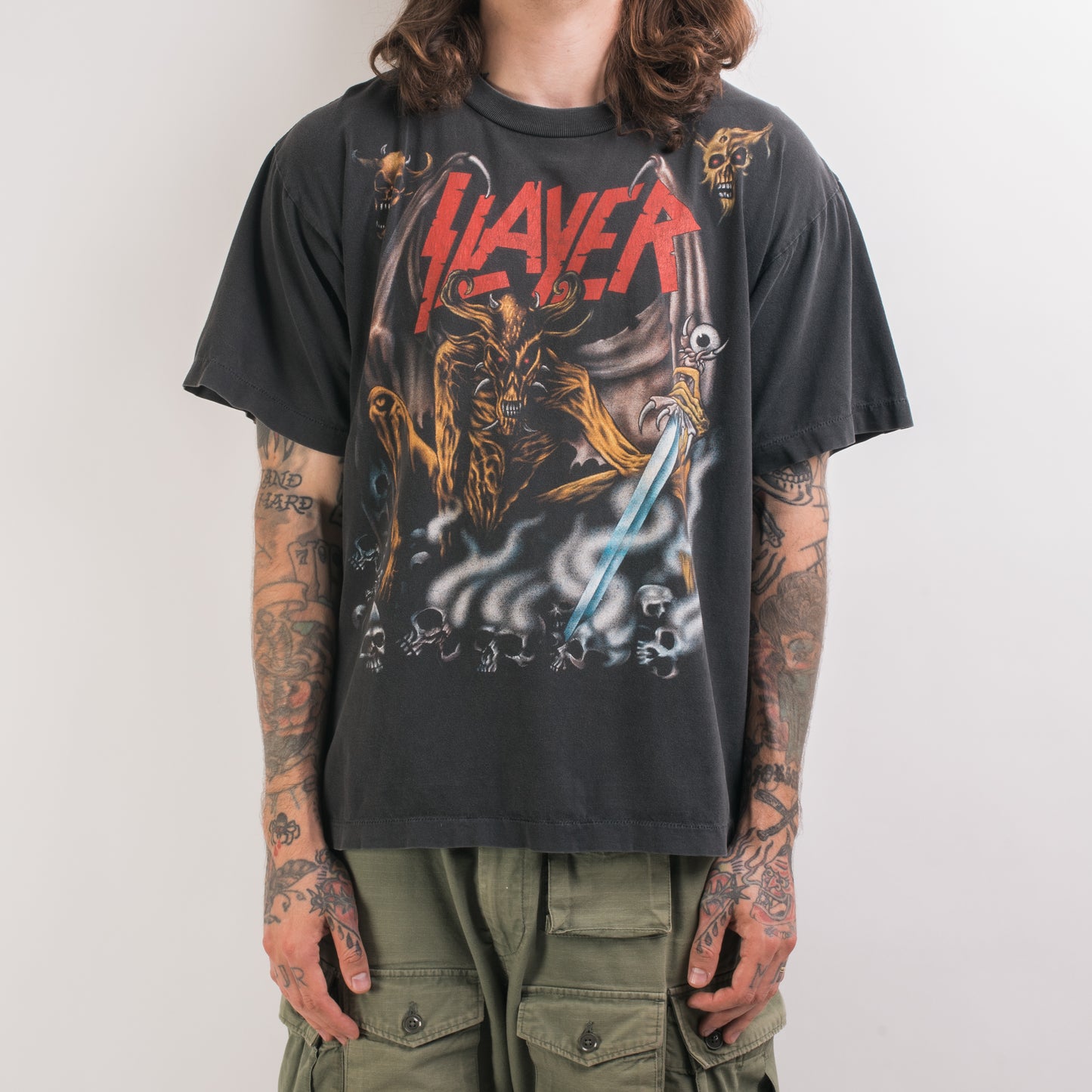 Vintage 90’s Slayer Divine Intervention Boot T-Shirt