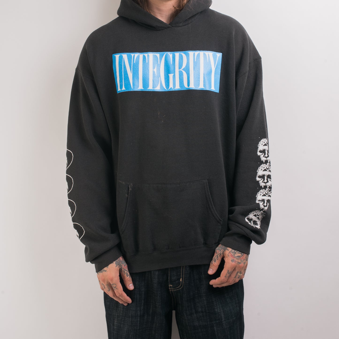 Vintage 90’s Integrity In Contrast Of Sin Hoodie