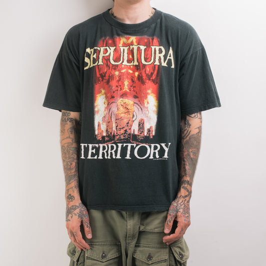 Vintage 1993 Sepultura War For Territory T-Shirt