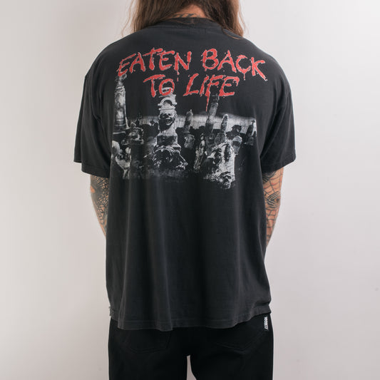 Vintage 1992 Cannibal Corpse Eaten Back To Live T-Shirt