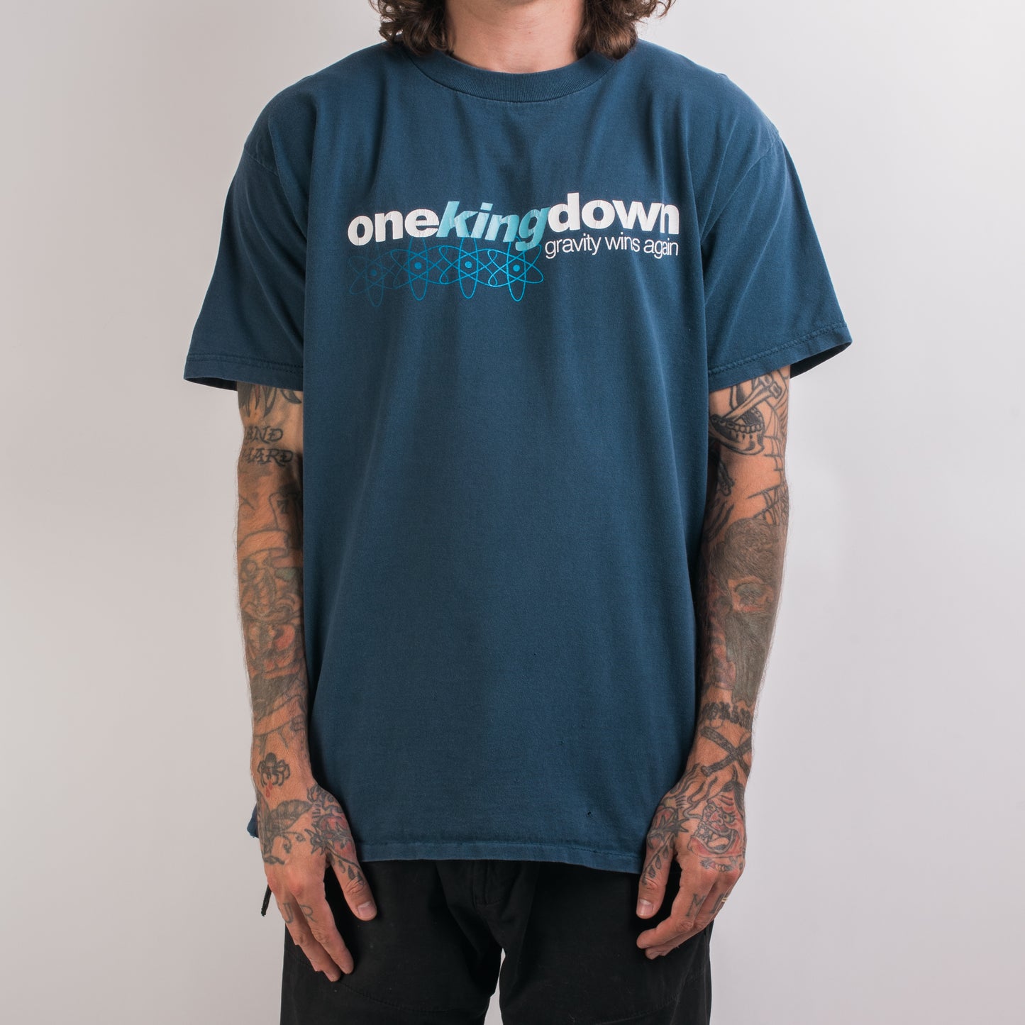 Vintage 90’s One King Down Gravity Wins Again T-Shirt