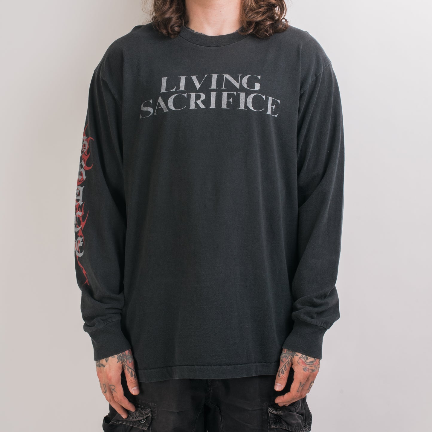 Vintage 90’s Living Sacrifice Inhabit Longsleeve – Mills Vintage USA