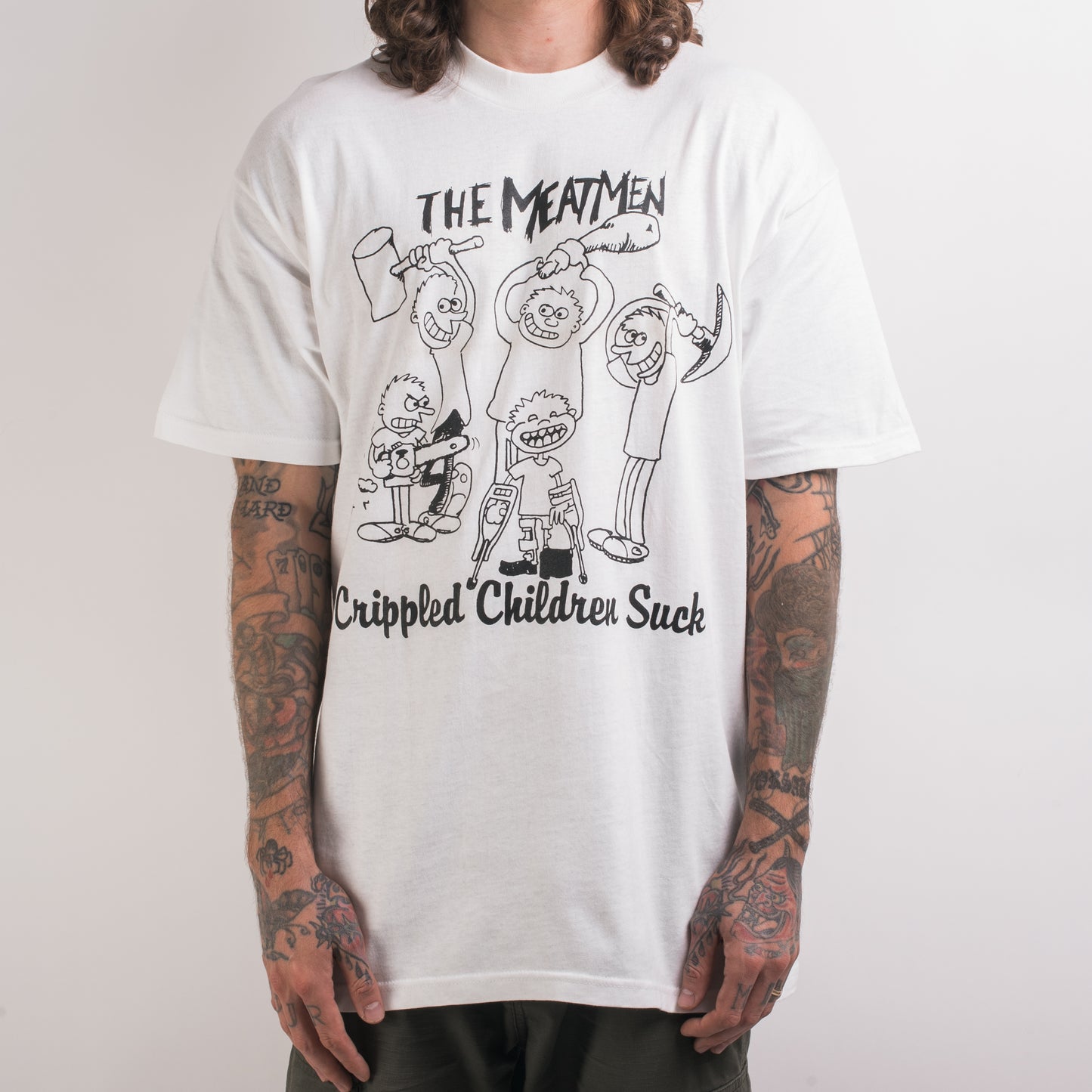 Vintage 90’s Meatmen Cripple Chicken Suck T-Shirt