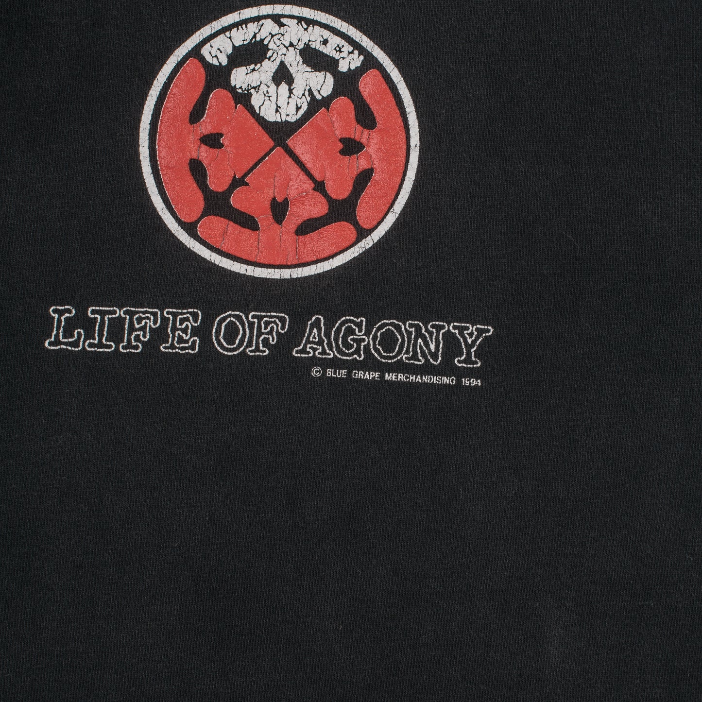 Vintage 1994 Life Of Agony River Runs Red Tour T-Shirt