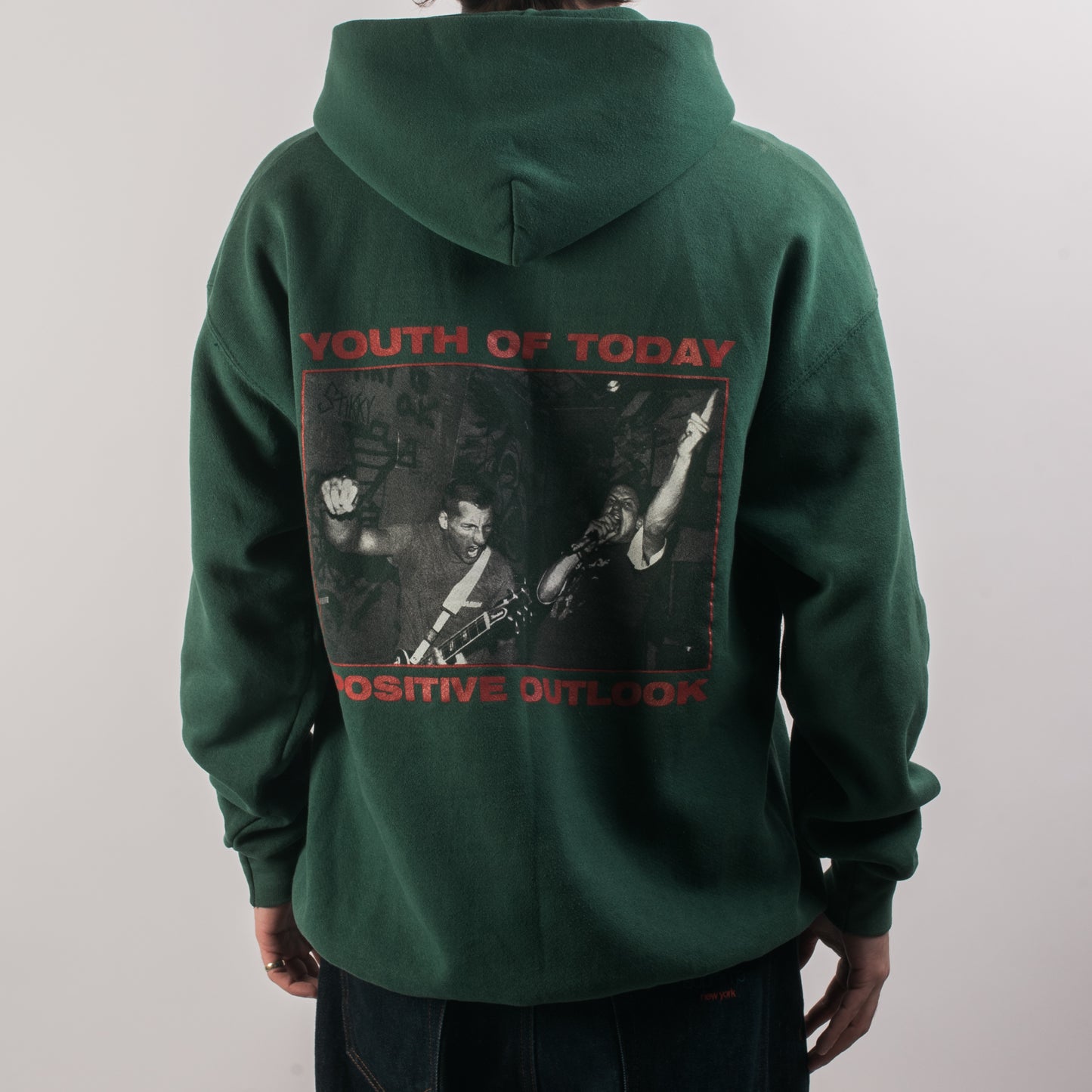 Vintage 90’s Youth Of Today Positive Outlook Hoodie