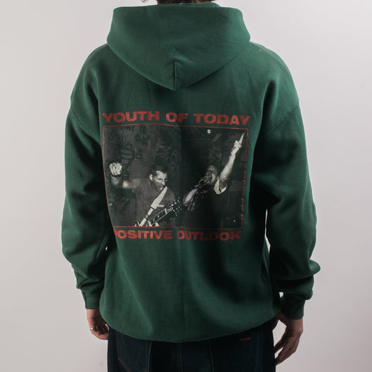 Vintage 90’s Youth Of Today Positive Outlook Hoodie