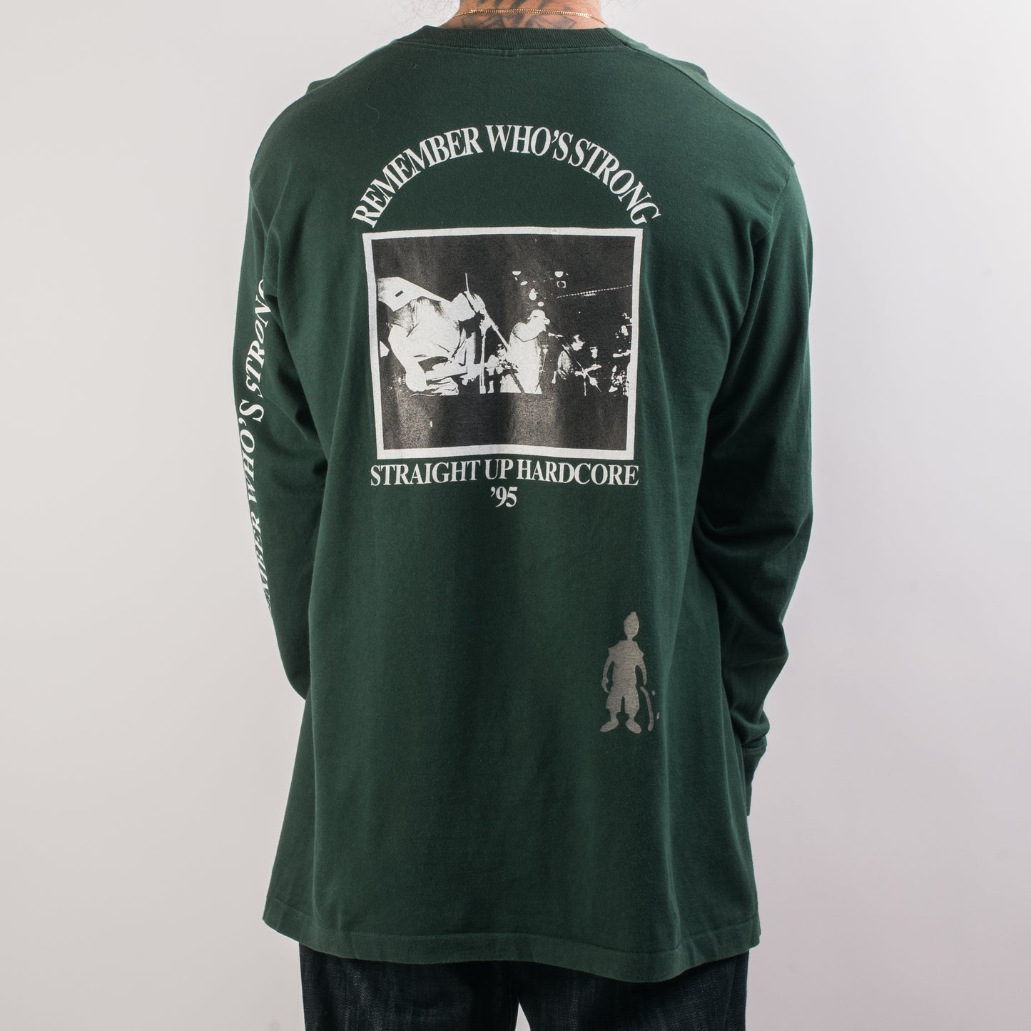 Vintage 1995 Bulldoze Remember Who’s Strong Longsleeve