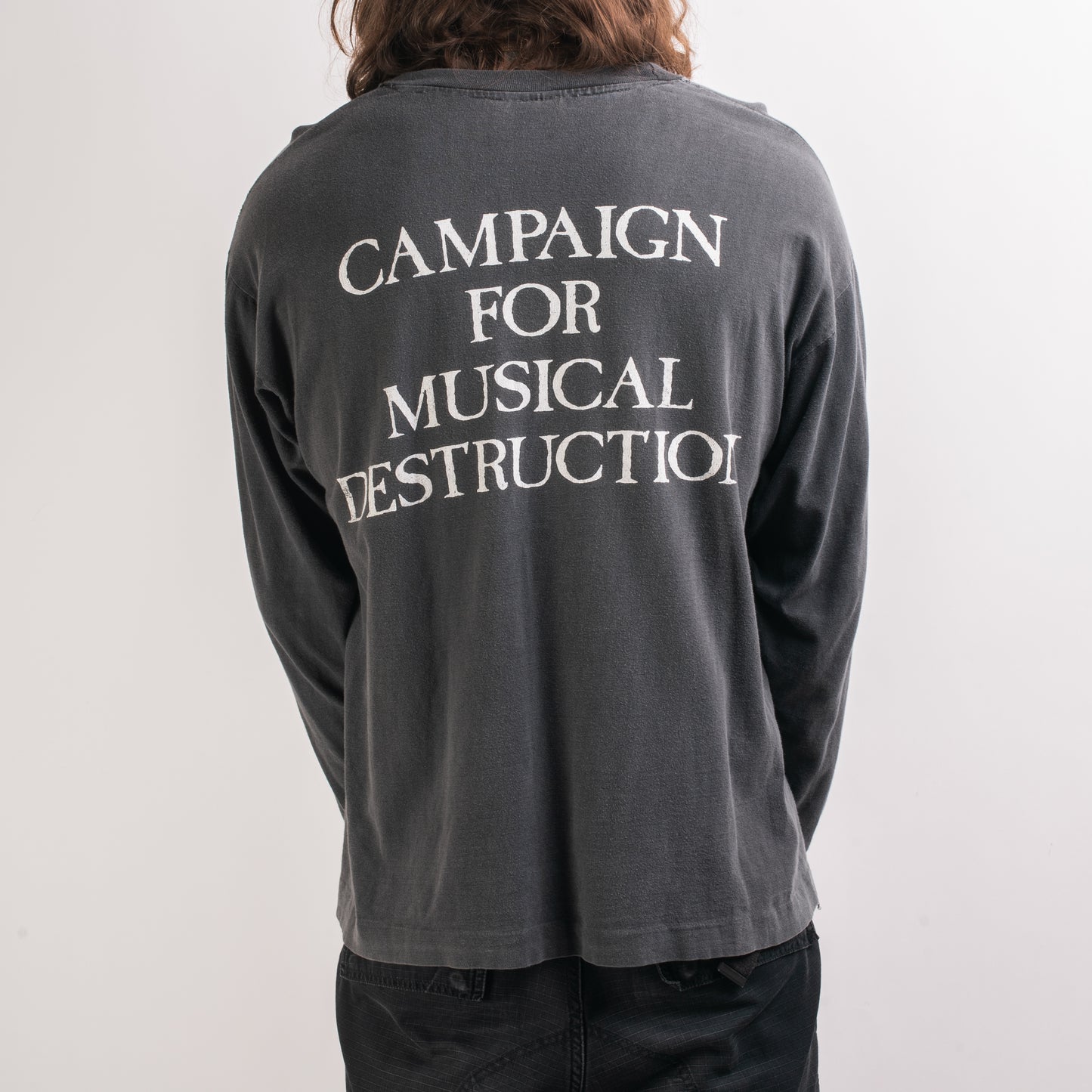 Vintage 1992 Napalm Death Campaign For Musical Destruction Longsleeve