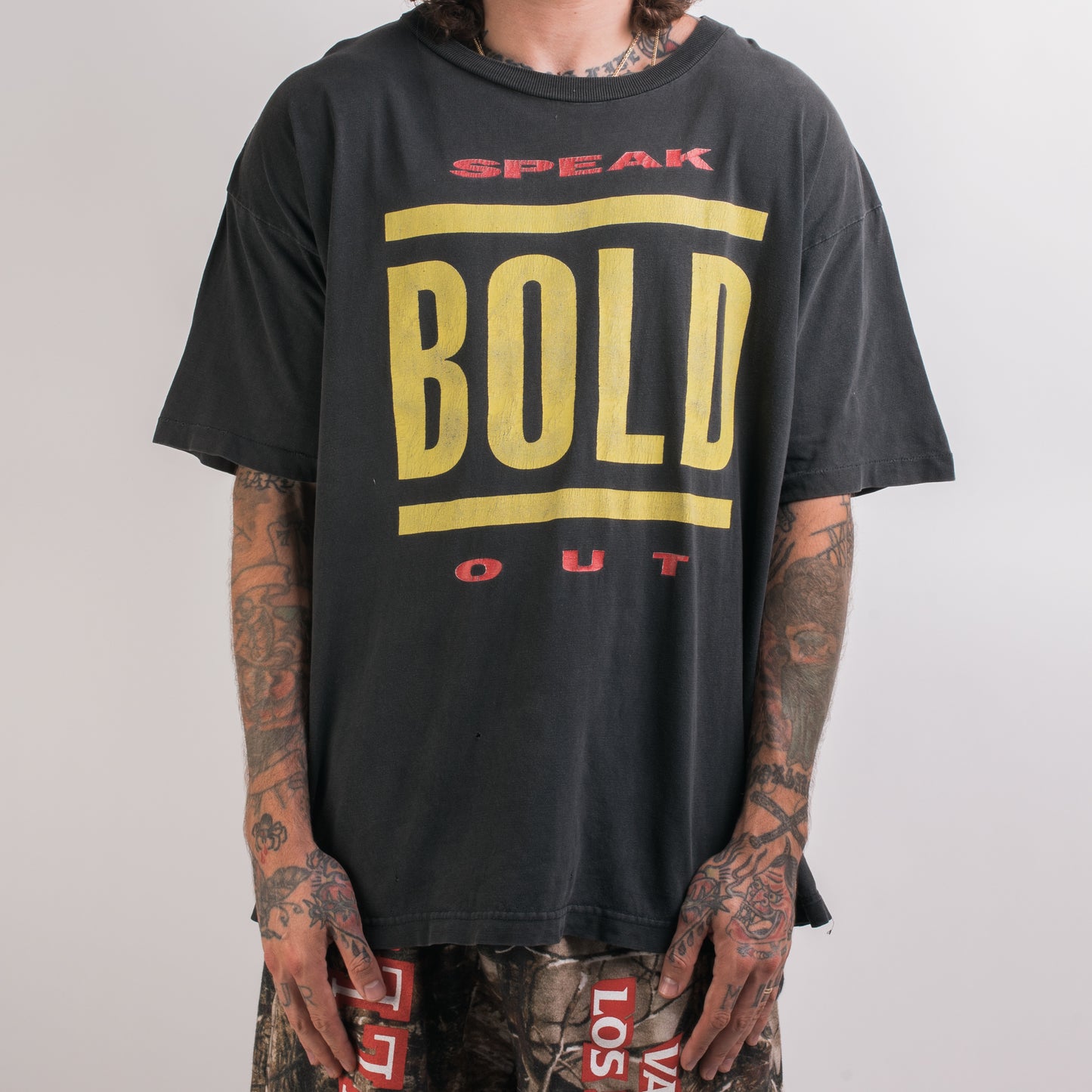 Vintage 90’s Bold Speak Out T-Shirt