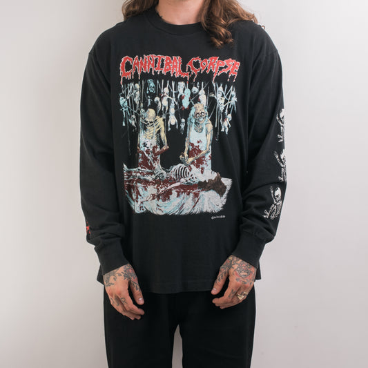 Vintage 90’s Cannibal Corpse Butchered At Birth Longsleeve