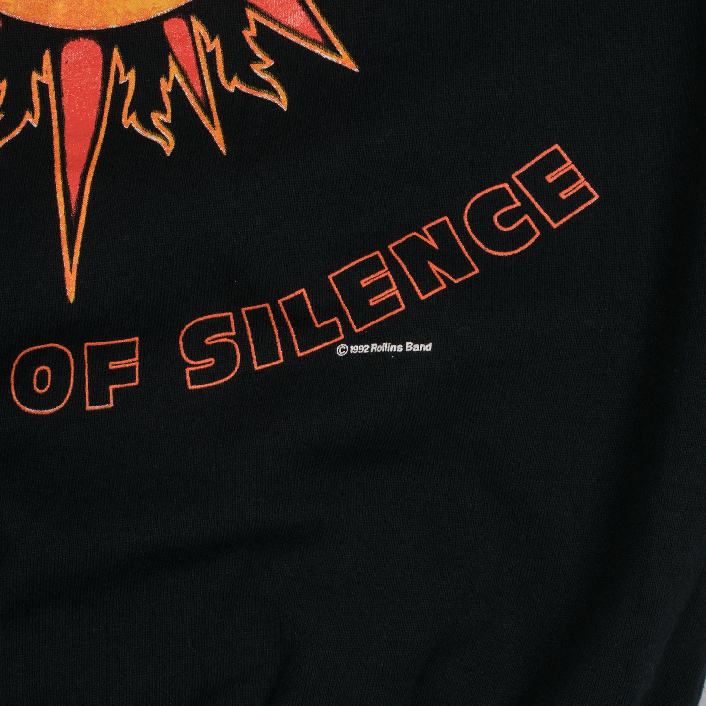 Vintage 1992 Rollins Band Silence Sucks Sweatshirt