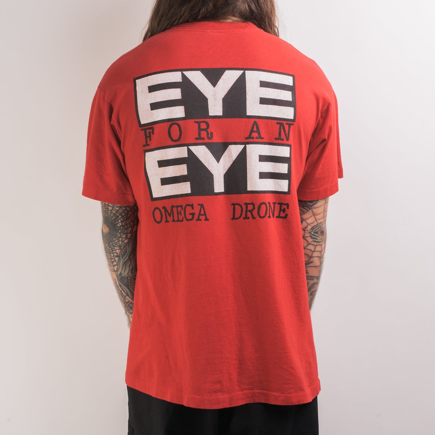 Vintage 90’s Eye For An Eye Omega Drone T-Shirt