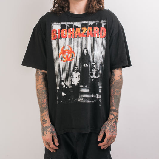 Vintage 1994 Biohazard Suicidal Run Tour T-Shirt