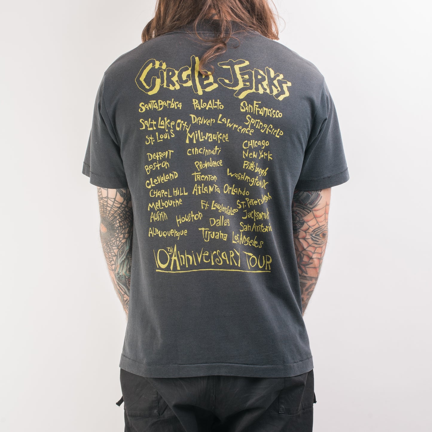 Vintage 80’s Circle Jerks 10th Anniversary Tour T-Shirt