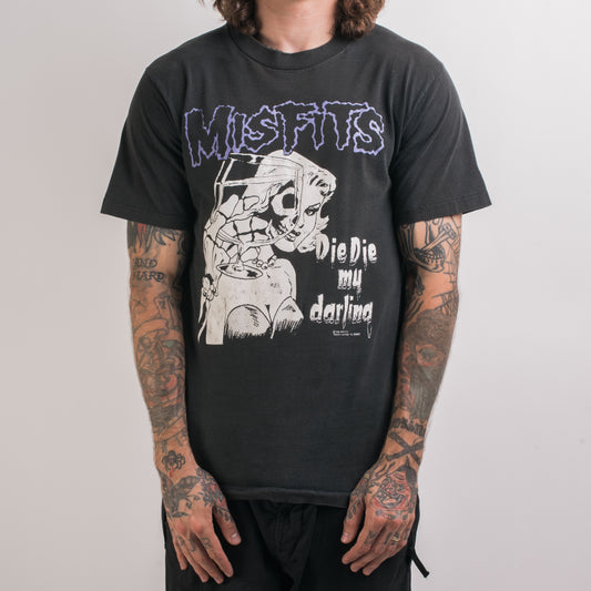 Vintage 1990 Misfits Die Die My Darling T-Shirt