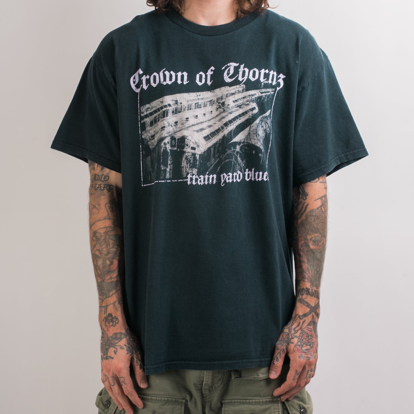 Vintage 90’s Crown Of Thornz Train Yard Blues T-Shirt