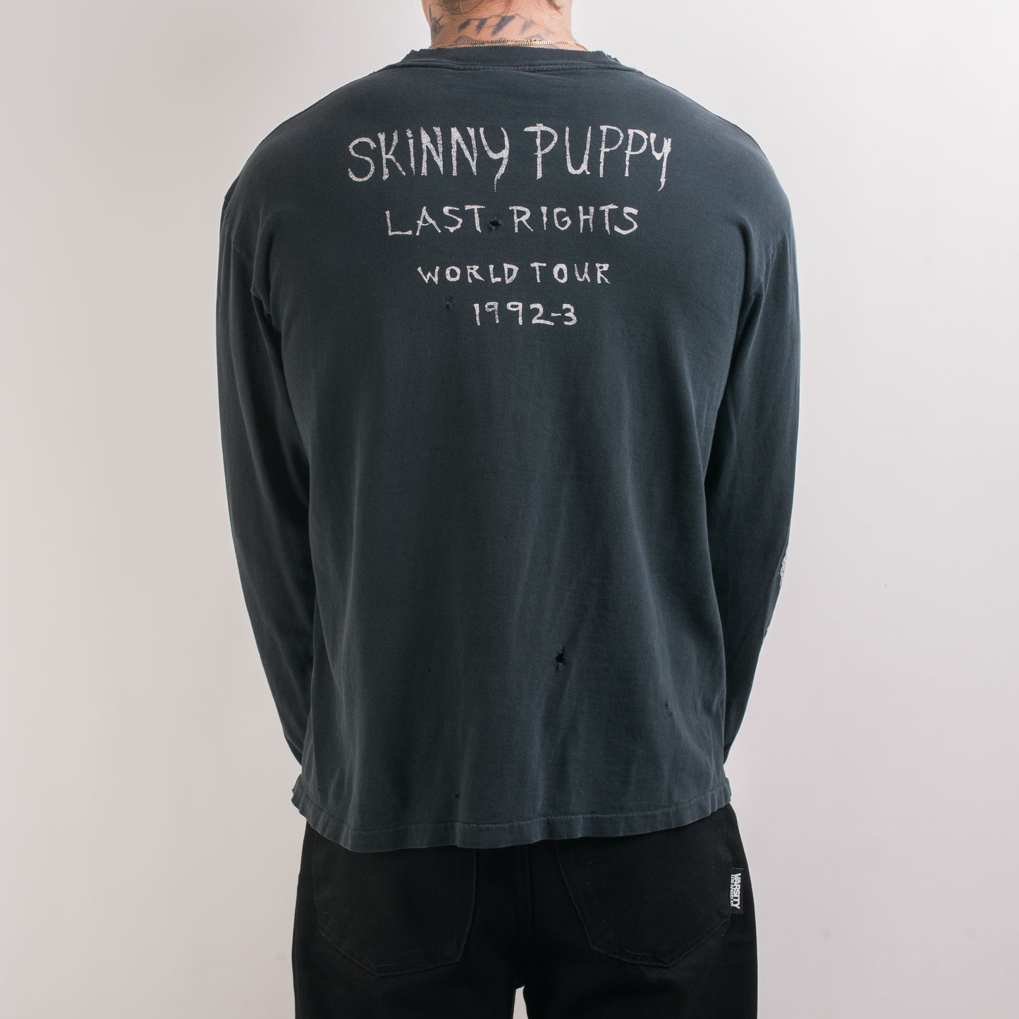 Vintage 1992 Skinny Puppy Last Rights Tour Longsleeve