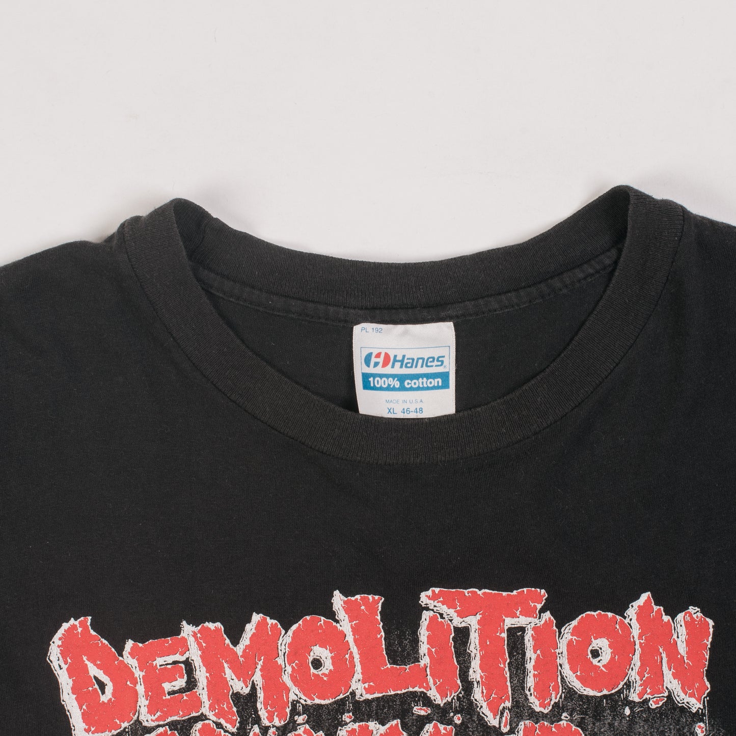 Vintage 1991 Demolition Hammer Indiscriminate Torture Tour T-Shirt